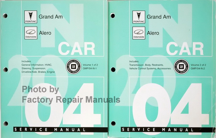 2004 oldsmobile alero service manual
